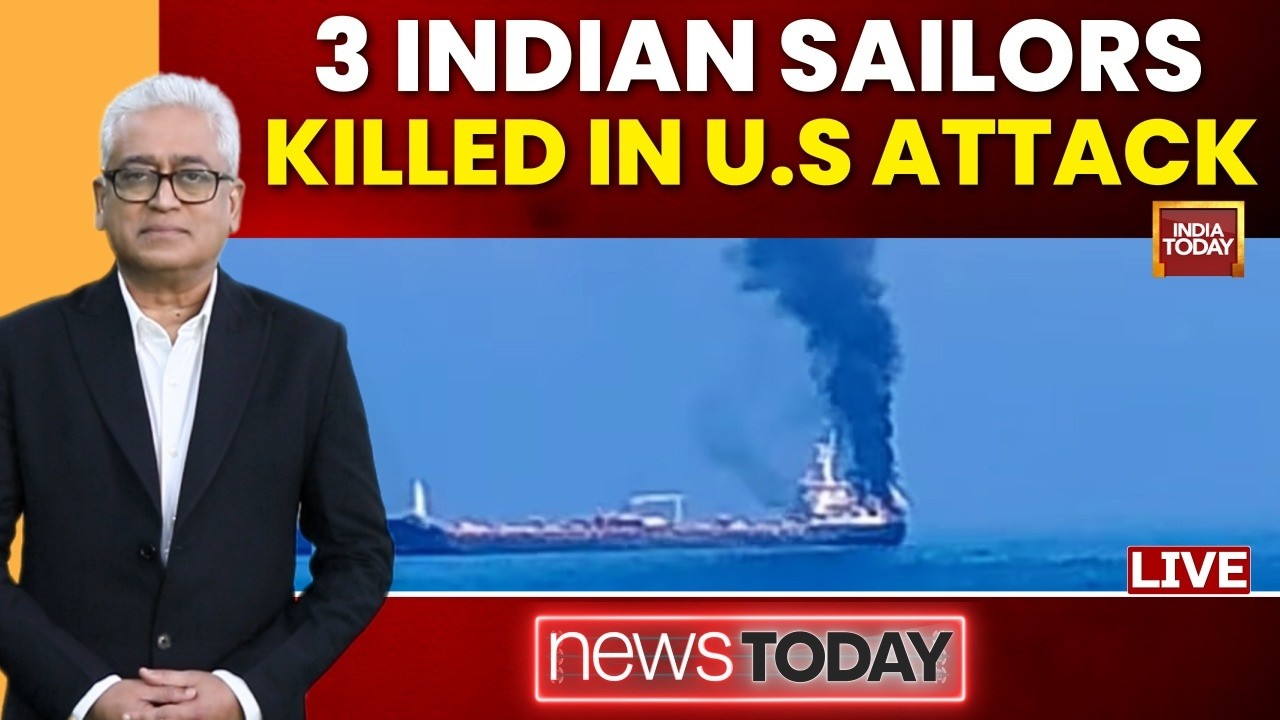 Rajdeep Sardesai LIVE: 3 Indian Sailors Killed In U.S Attack | Are America & Iran Back At War? LIVE