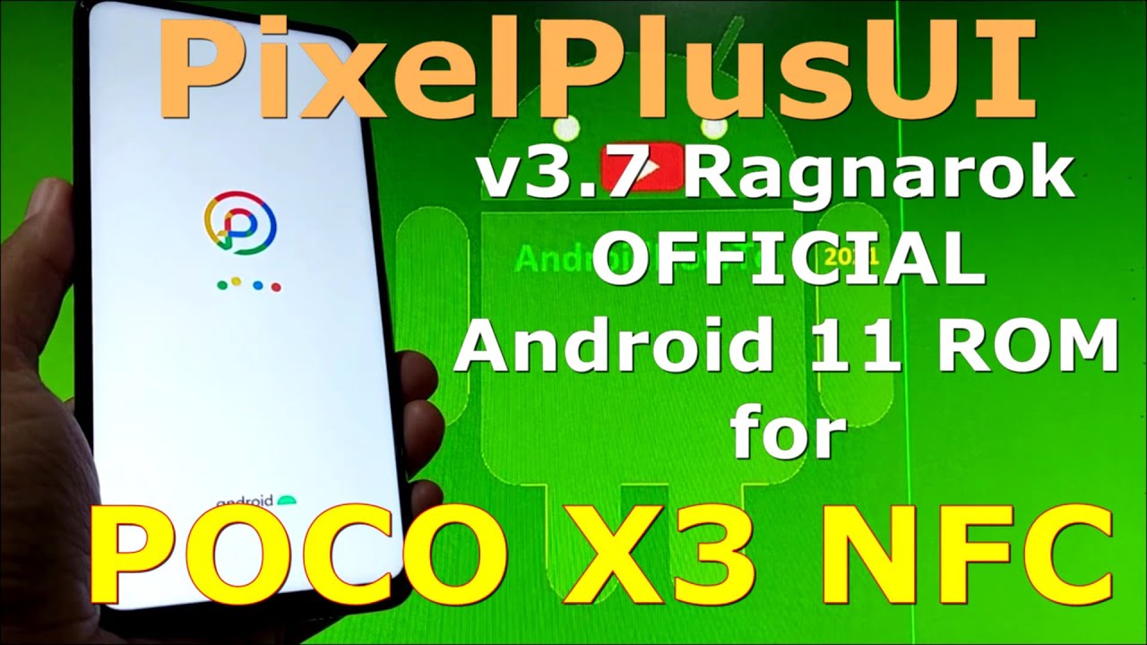 PixelPlusUI 3.7 Ragnarok OFFICIAL for Poco X3 NFC Android 11