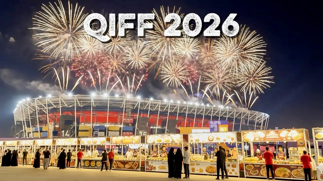 Fireworks at Qatar International Food Festival 2026 | 