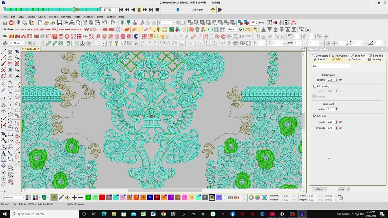 How to Create Professional Embroidery Neck Designs in Wilcom 4.2 | EDC Abu Sayed #embroidery