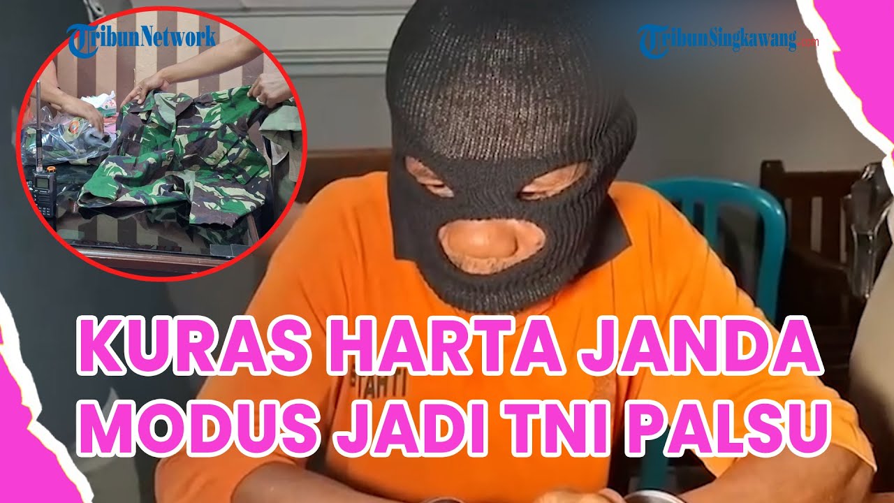 ®️🔴 Menyamar Jadi Tentara Demi Tipu Janda❗Pria di Madiun Ditangkap Polisi