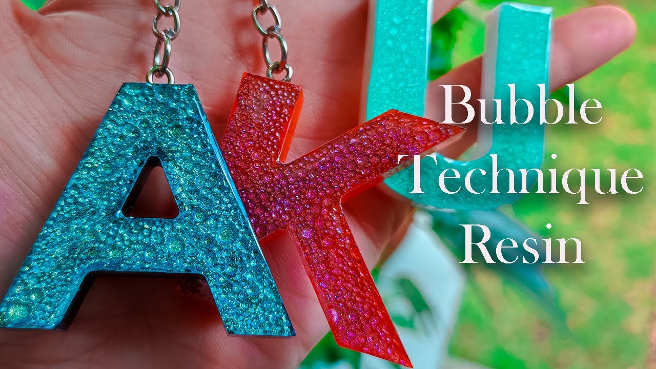 Soap Bubble Technique Resin | UV Resin Bubble Effect | Small Business Ideas 2023