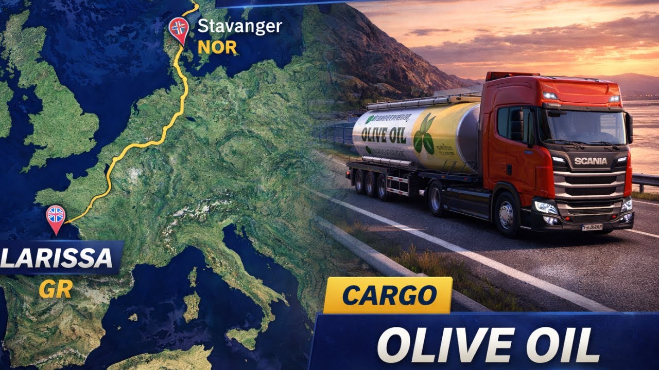 POV Cargo Delivery Larissa GR to Stavanger Nor