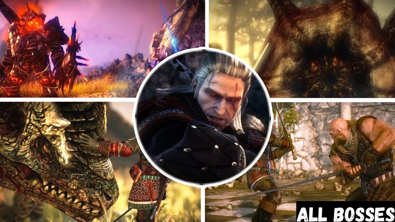 The Witcher 2 Assassins of Kings - All Bosses