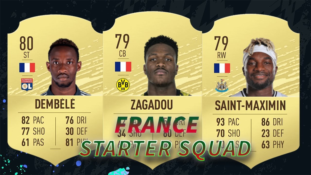 CHEAP FRANCE STARTER TEAM - FIFA 20 ULTIMATE TEAM