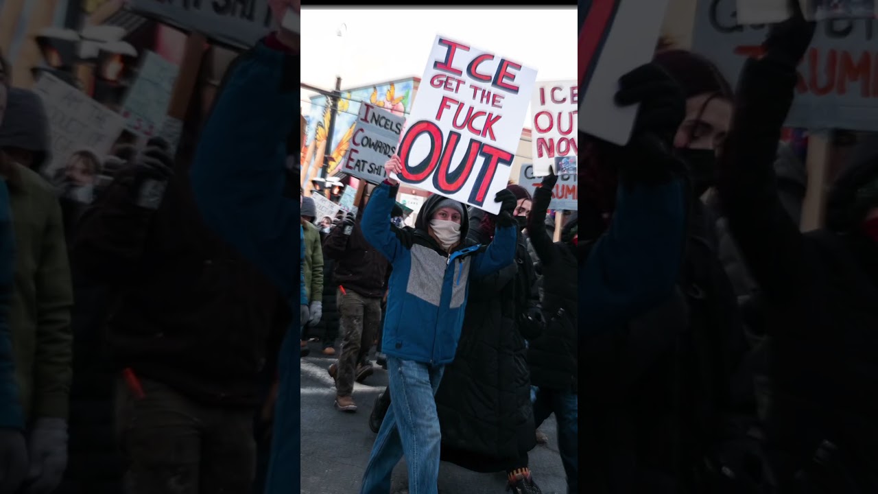 Hundreds Gather For Anti-ICE Rally
