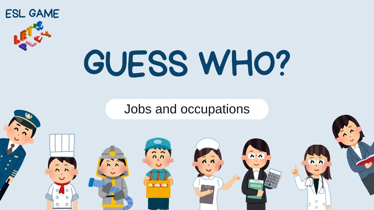 Guess who Jobs and occupations | Who am I? | Jobs and occupations