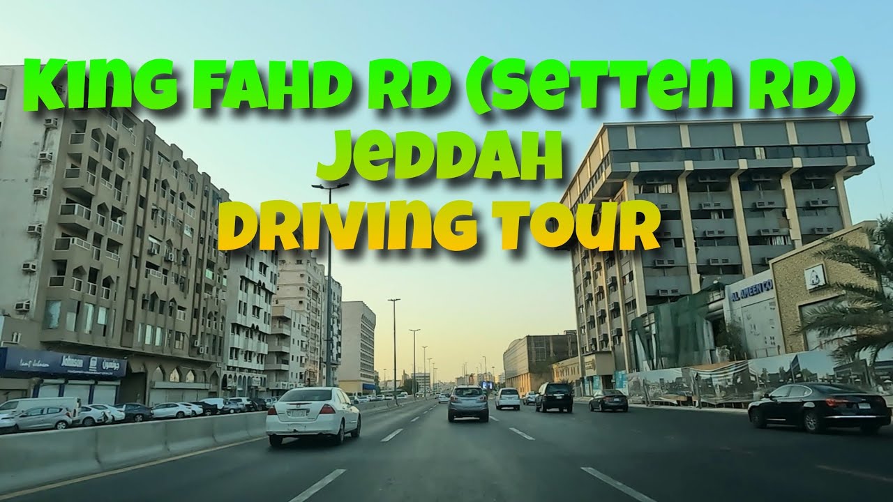 King Fahd Rd (Setten Rd) Jeddah Driving Tour | 4K