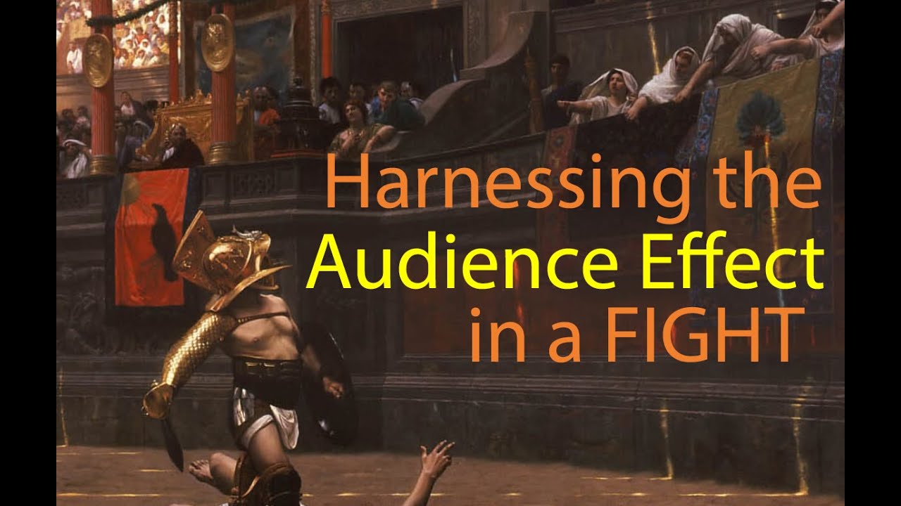 Harnessing the Audience Effect in a Fight