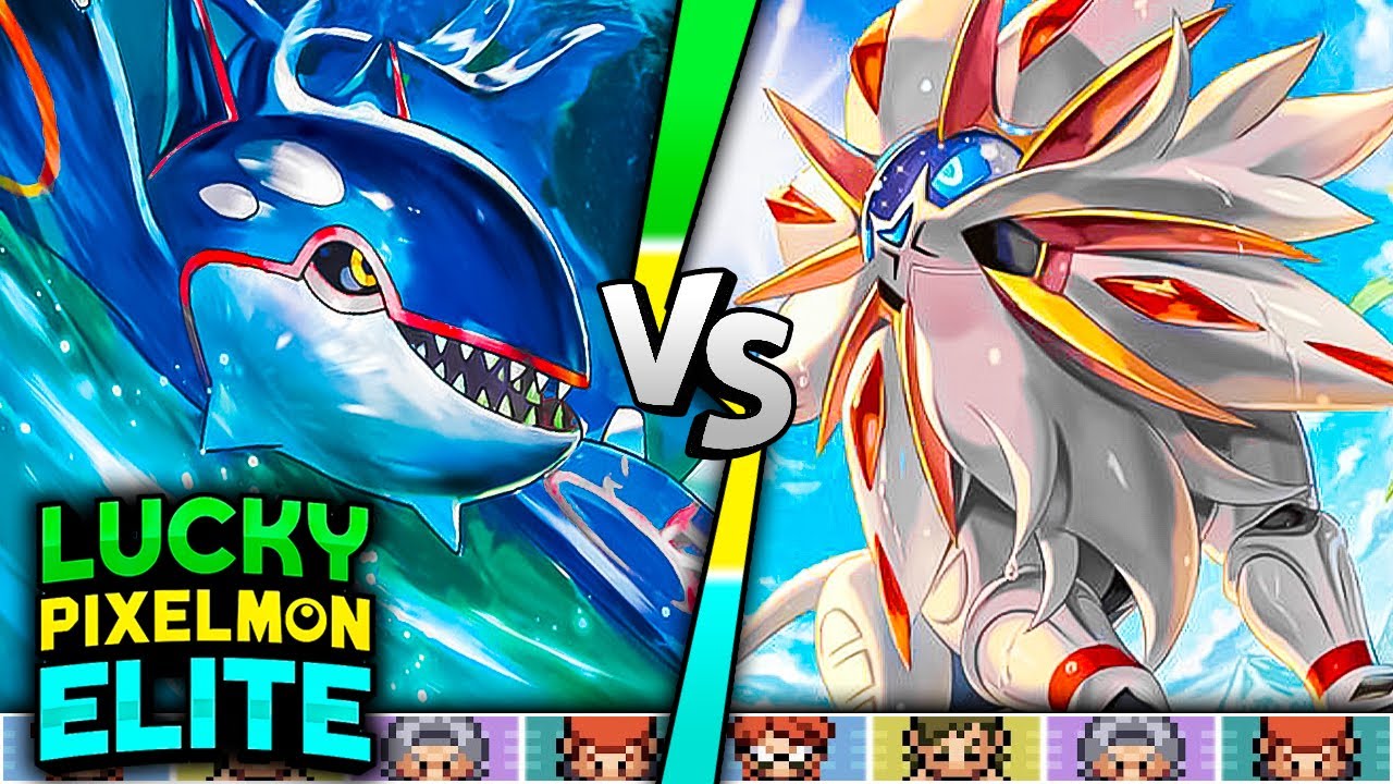 Minecraft LUCKY PIXELMON ELITE - NOVO MINIGAME ! SOLGALEO vs KYOGRE