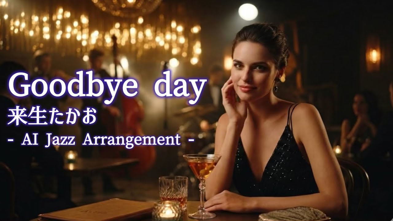 【AI Cover】Goodbye day - 来生たかお 大人の夜を彩るジャズアレンジ
