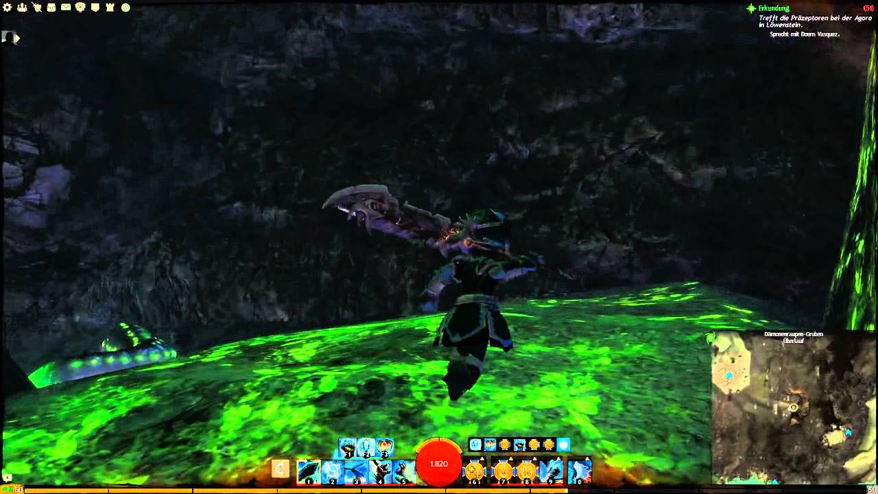 let's play Guild Wars 2 [Wächter] - #145 - Jumping Puzzle Königintal - Dämonenraupengruben