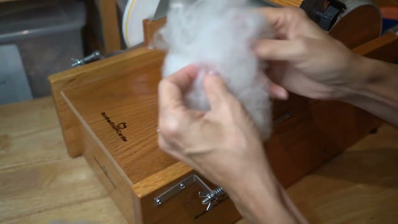 See for yourself why you should not put fine grade wool through a picker.