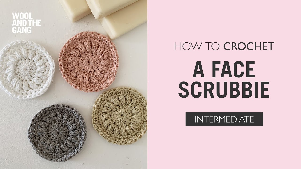 How To: Crochet A Face Scrubbie with Caidree