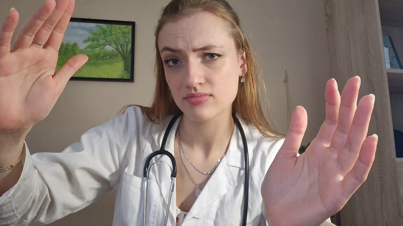 ASMR doctor check-up but I don't like you (you were my high school bully) 😬