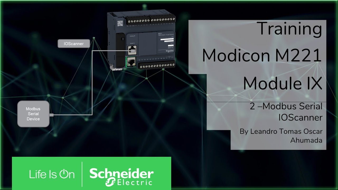 Training - M221 - M9.2 Modbus Serial IO Scanner