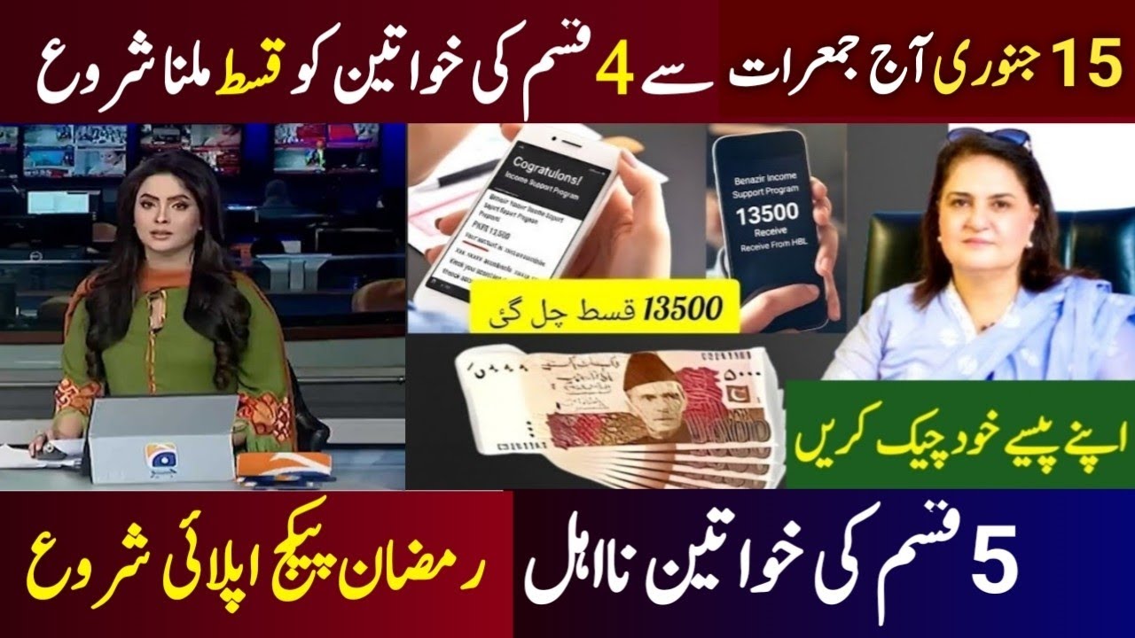 Benazir Income Support Program Payment Start 15 January | 8171 Bisp Kafalat Program | Ramzan Package