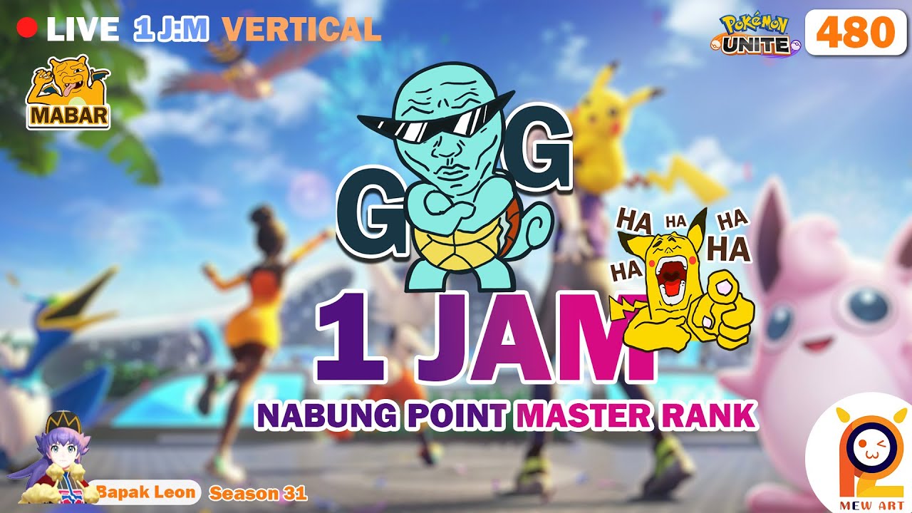 Live 1 Jam Game Pokemon Unite Indonesia 