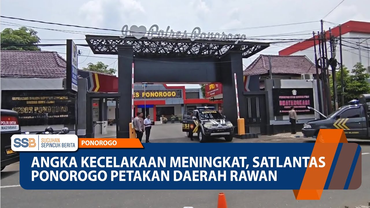 PONOROGO - Angka Kecelakaan Meningkat, Satlantas Ponorogo Petakan Daerah Rawan
