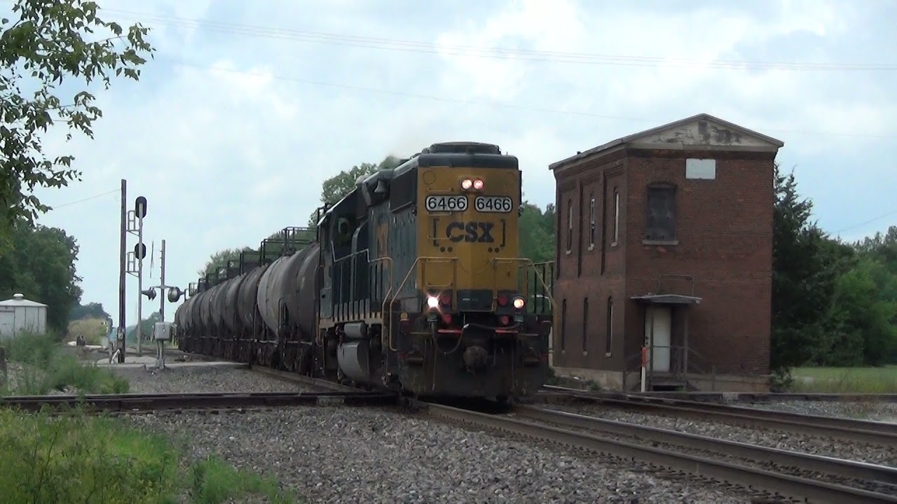 csx 6466 Walkerton IN 6/27/21 train J716 Edit