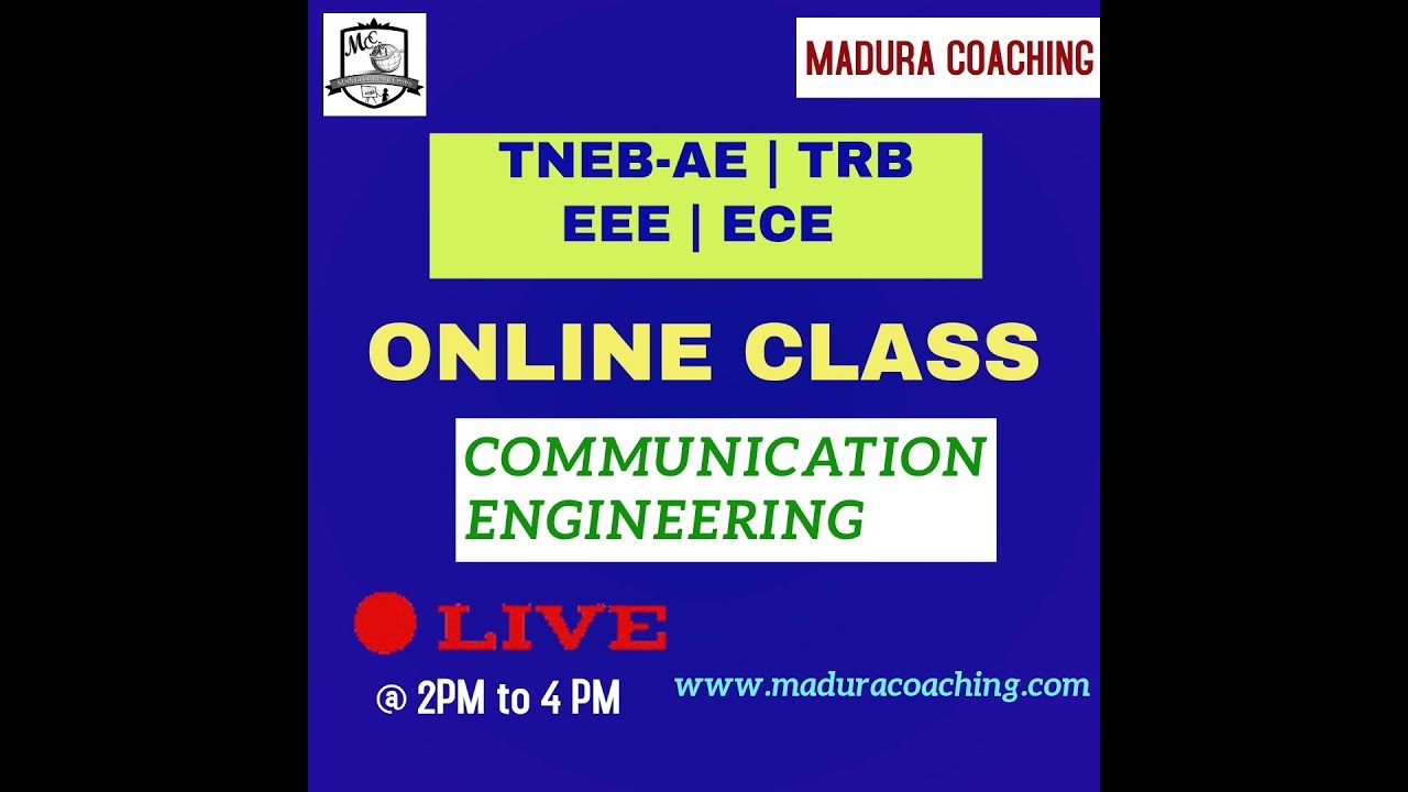 Communication Engineering for TNEB | TRB