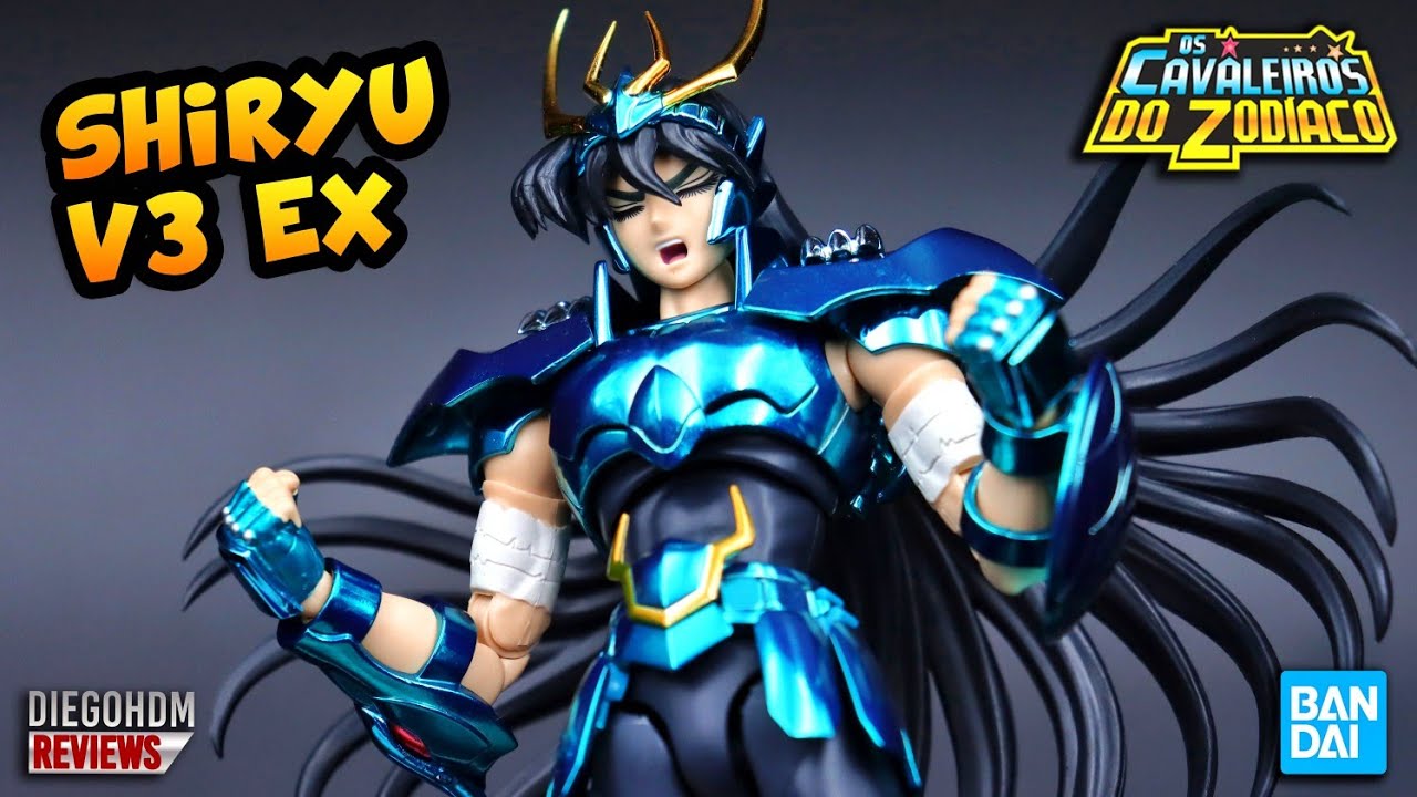 Bandai SHIRYU V3 Cloth Myth EX Unboxing e Review BR / DiegoHDM