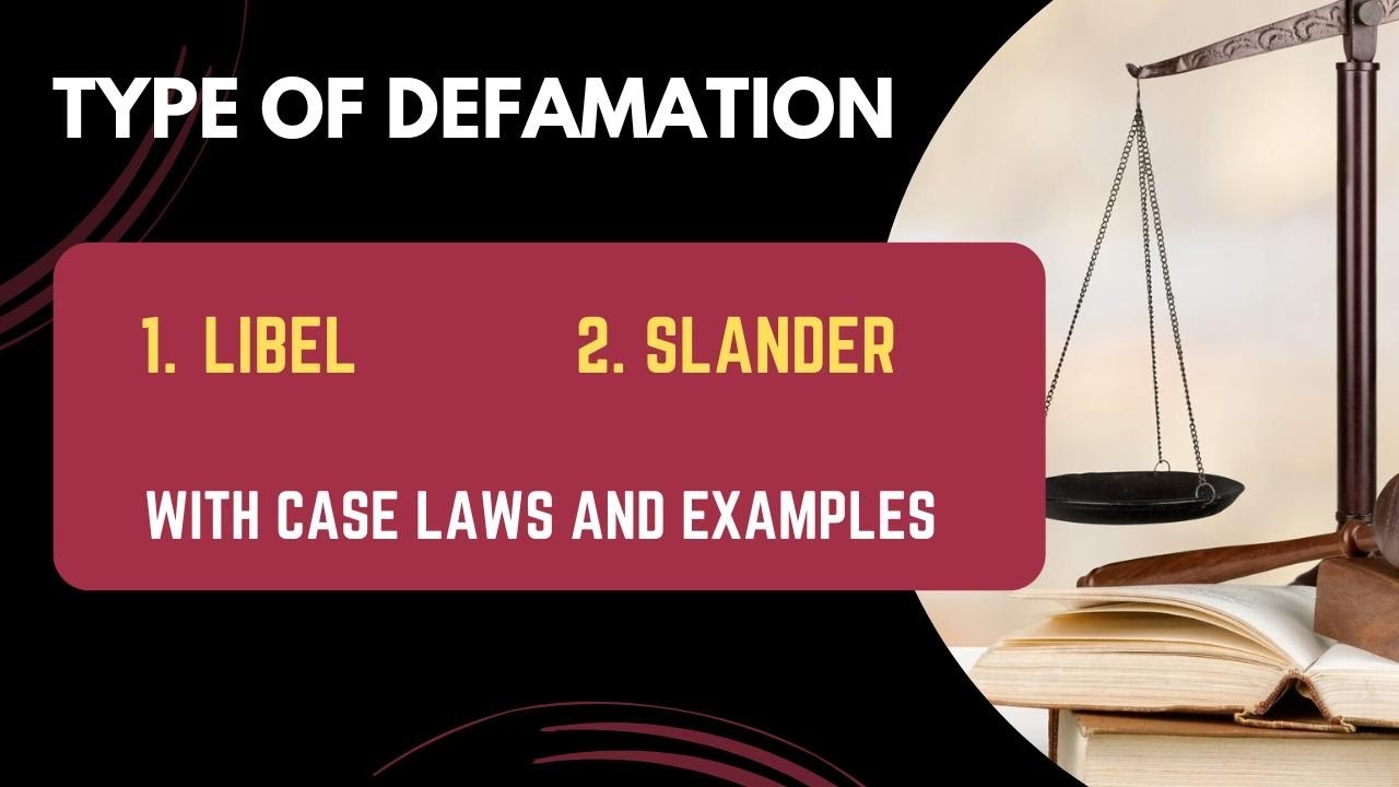 Kinds Of Defamation || Part-2 || Law Of Tort #lawfulnotes #law #like
