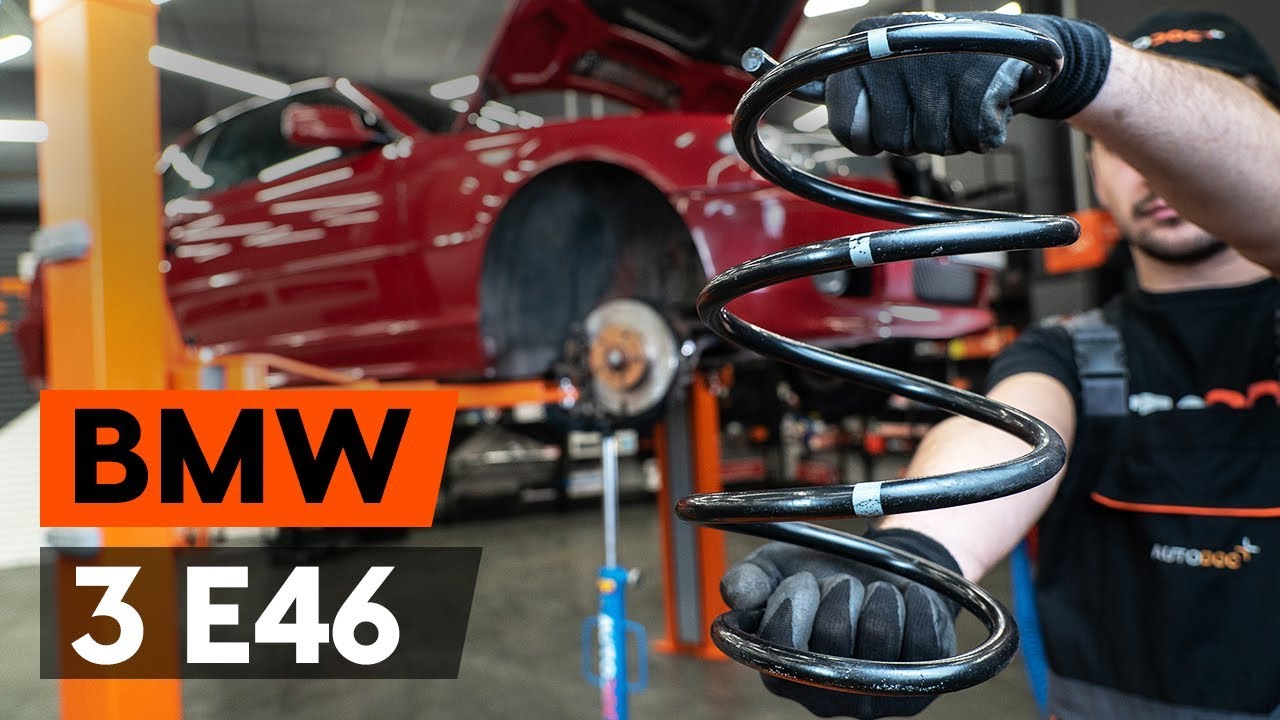 Wie BMW 3 (E46) Fahrwerksfedern vorne / Schraubenfeder vorne wechseln [TUTORIAL AUTODOC]