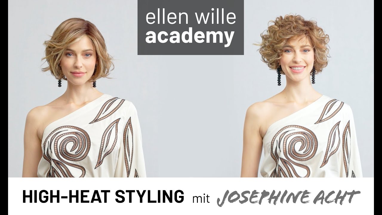 High Heat Styling mit Josephine Acht 👱‍♀️ ellen wille academy Tutorial