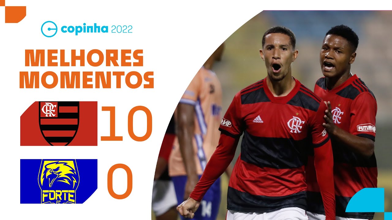 MENG&Atilde;O MALVAD&Atilde;O! | FLAMENGO 10 x 0 FORTE-ES | MELHORES MOMENTOS | 1&ordf; RODADA | COPINHA 2022