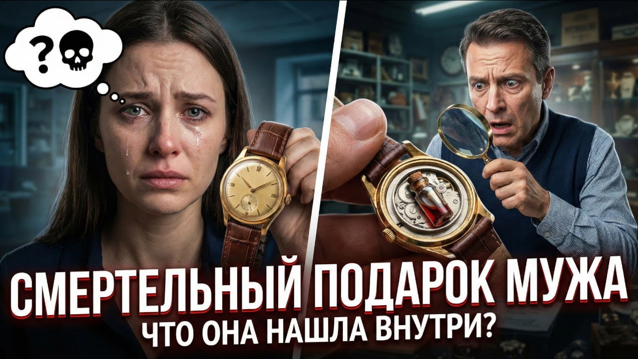 Муж подарил часы на годовщину. То, что я нашла ВНУТРИ, чуть меня не УБИЛО...