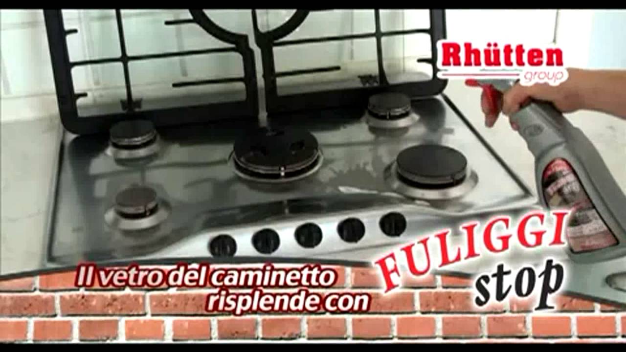 Fuliggi Stop Spray Pulitore Vetri di Camini Stufe Forni Inserti Cucine a Legna e Pellet