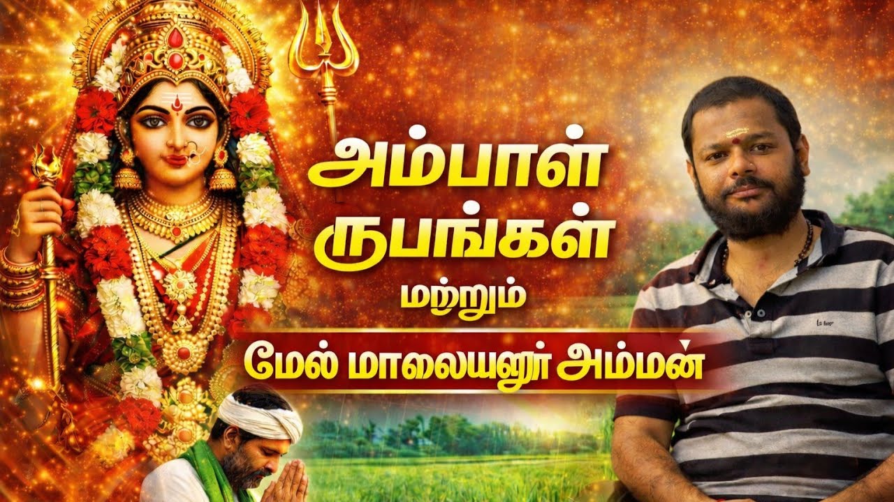சக்தி ஆதிசங்கராச்சார்யா அருள் | மேல் மாலையனூர் அம்பாள் | விவசாயிகளுக்கான பிரார்த்தனை | தமிழ் பண்பாடு