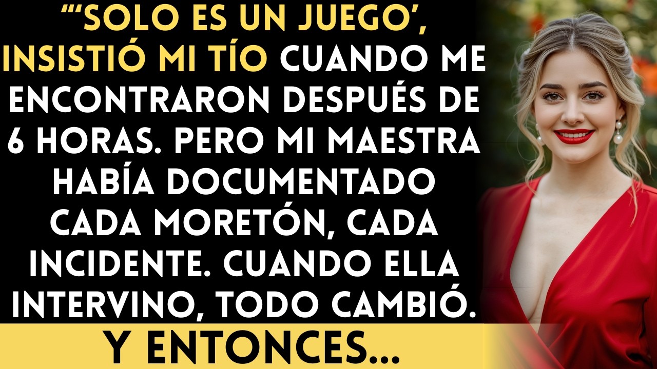 Mi primo me encerró en el sótano —Mi tío dijo que dejara de mentir, pero mi maestra llamó...
