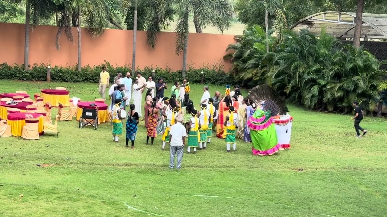 Folk music and dance at Magizhvanam resort Pondicherry on Republic Day 2026🎊🎉🥰