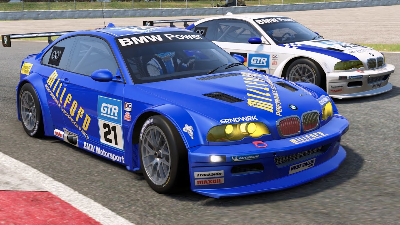 BMW M3 E46 GTR at Barcelona AMS2