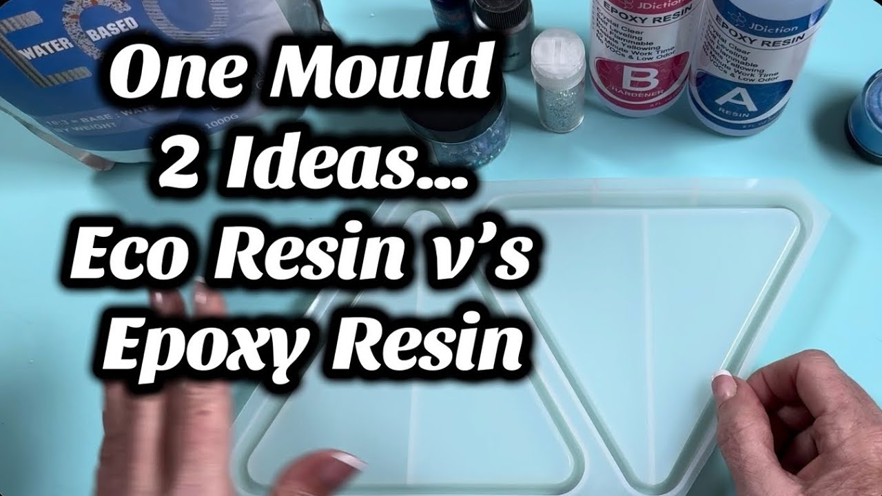 #218 Resin v’s Eco Trinket Trays @flowartbyjessica @JDictionResin 