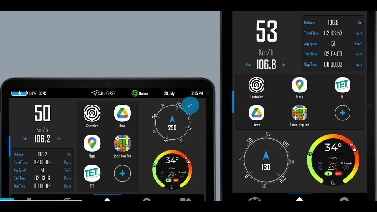 Navigation for bikers - Carpe  V  Active tab 3