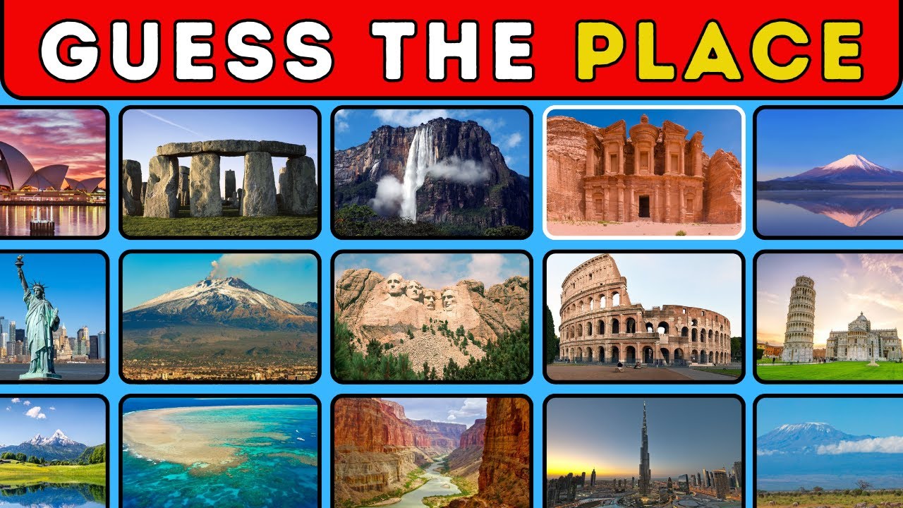 Guess the Landmark ✅ Famous Landmarks Quiz 🤔