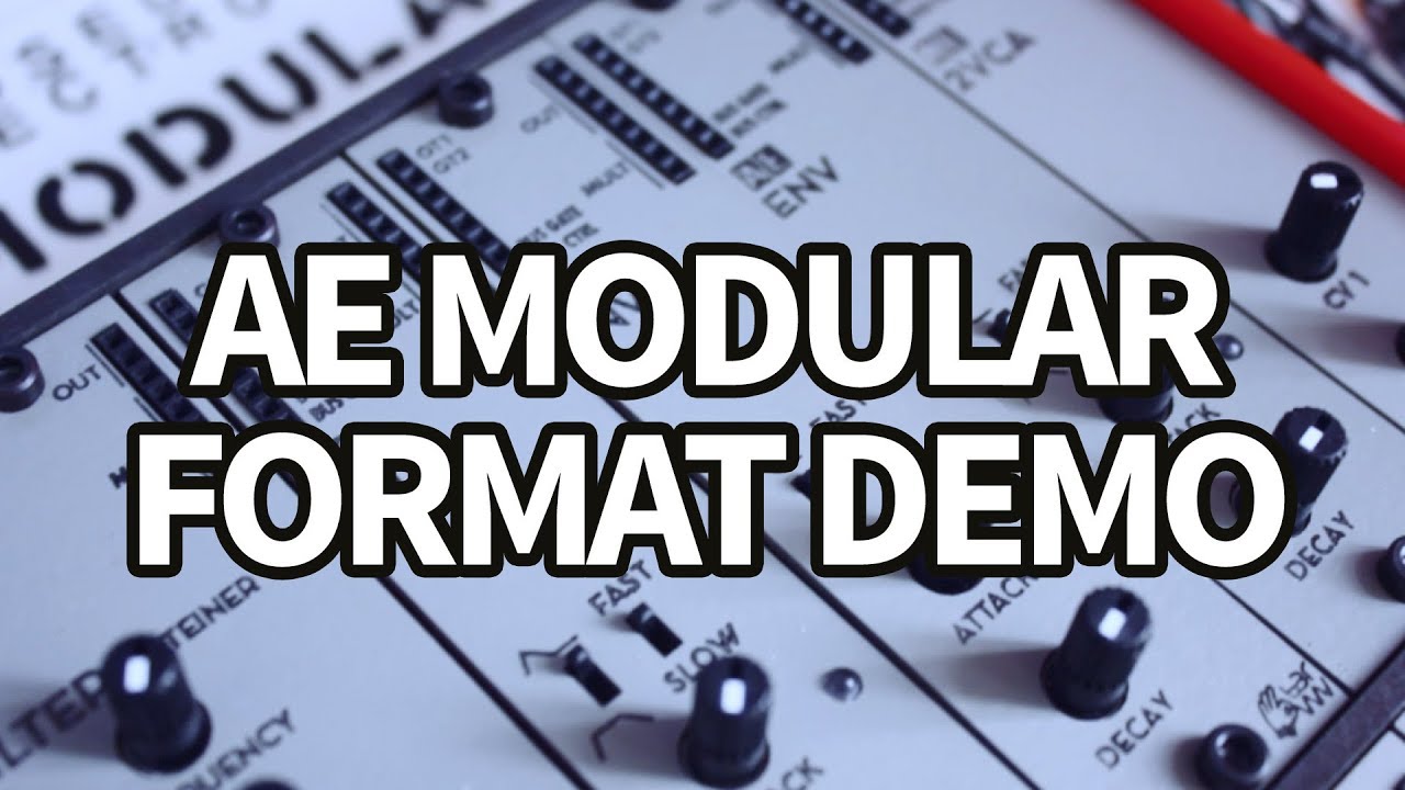 AE Modular Synth Format Introduction ... finally, a CHEAP modular! #TTNM