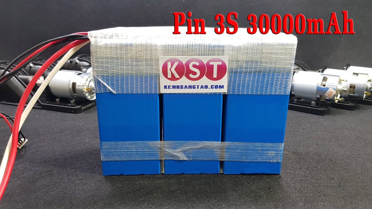 Chế Pin 3S Khủng 30000mAh cho Sea Scooter V2