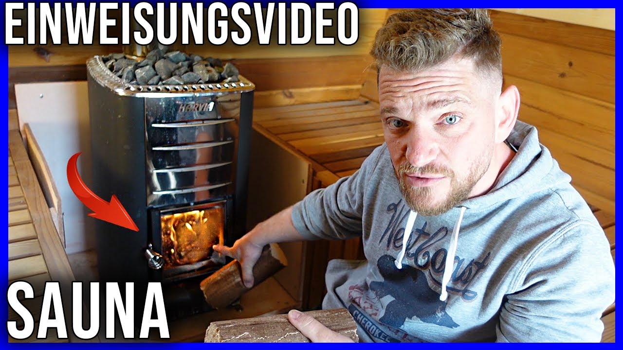 Fasssauna Einweisungsvideo / Mit Holzofen