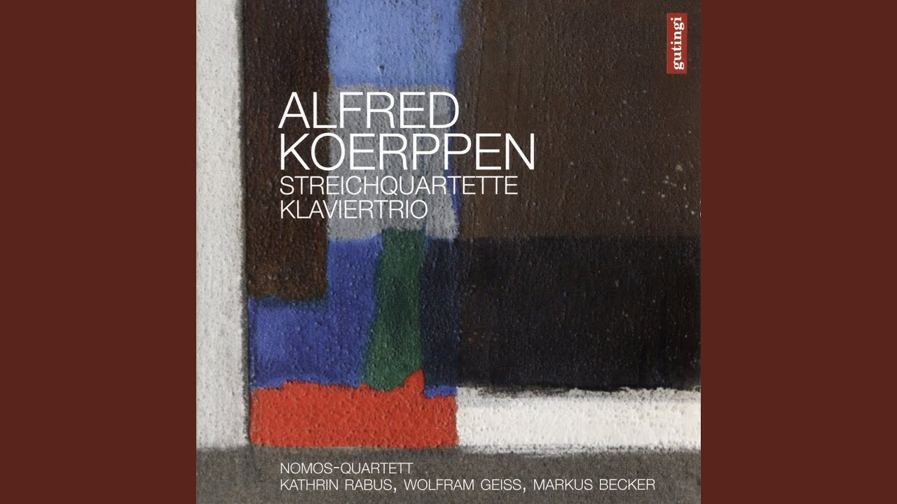 Zweites Streichquartett: III. Presto agitato