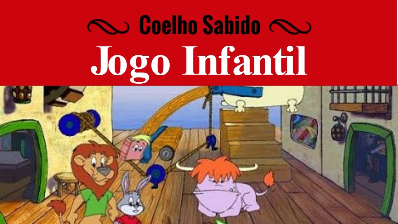 Coelho Sabido na Nuvem da Alegria | Jogo Infantil Educativo *COMPLETO*