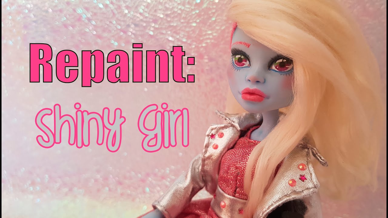 Repaint: Shiny girl - Custom OOAK doll