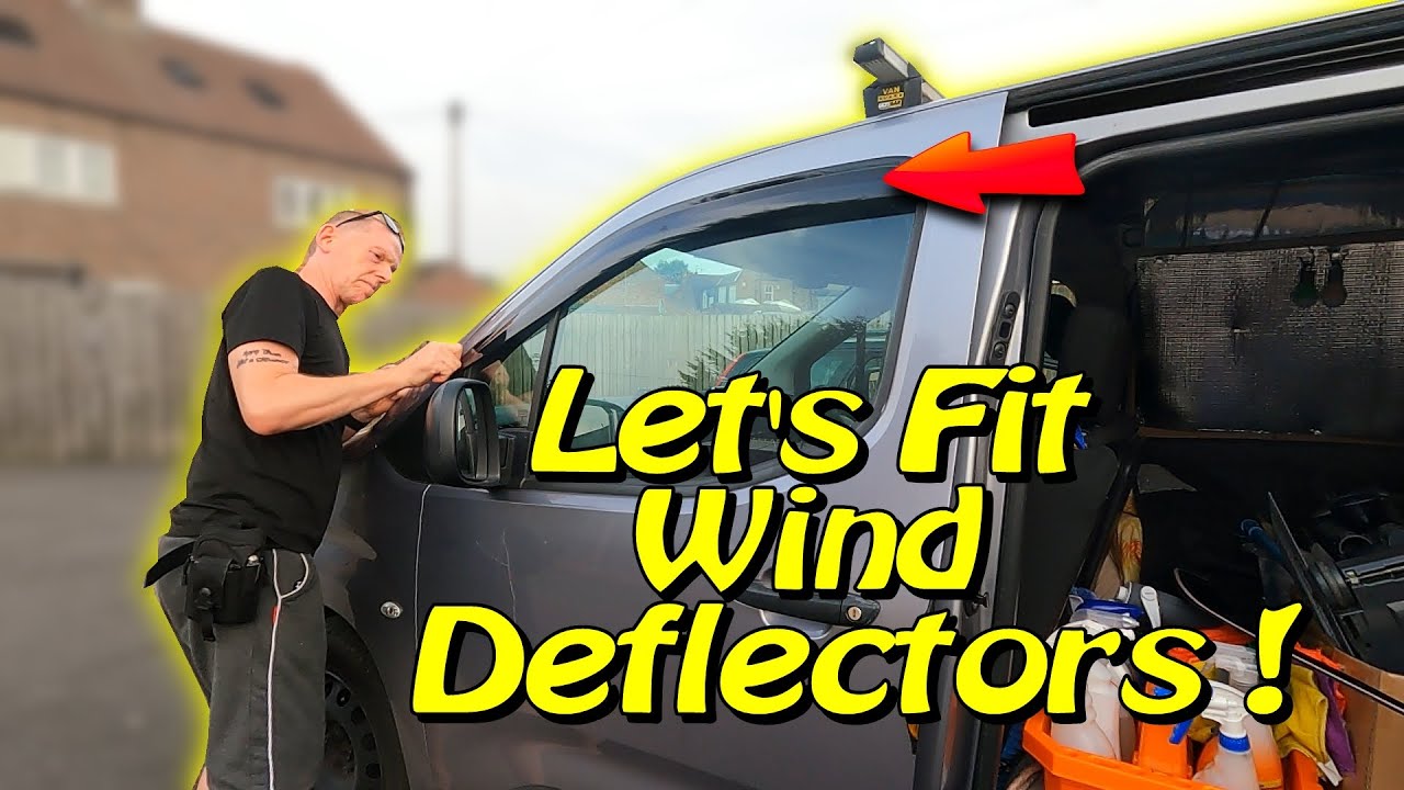 How to Fit Auto Clover Wind Deflectors- Citroen Berlingo Van (also Peugeot Partner & Vauxhall Combo)