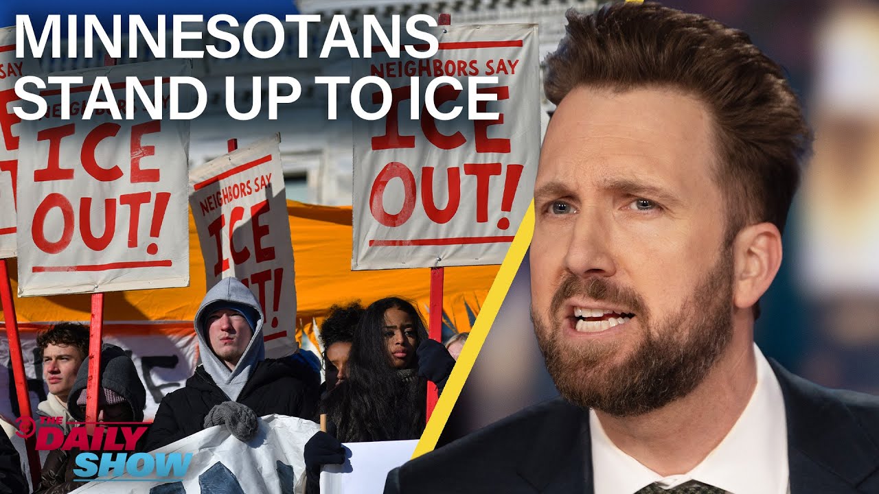 Trump Flips the Bird & Minnesota Tells ICE to F**k Off with Pickle Rick and Bologna | The Daily Show