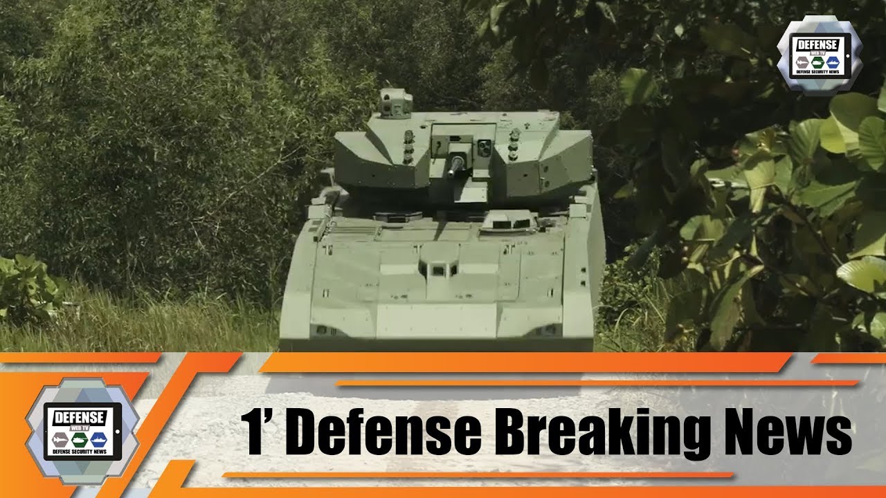 Hunter tracked AFV armored infantry fighting vehicle commissioned by Singapore army in June 2019