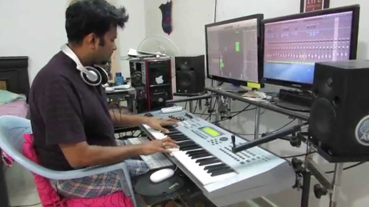 J K Christopher's Neethi sathyam album programming session