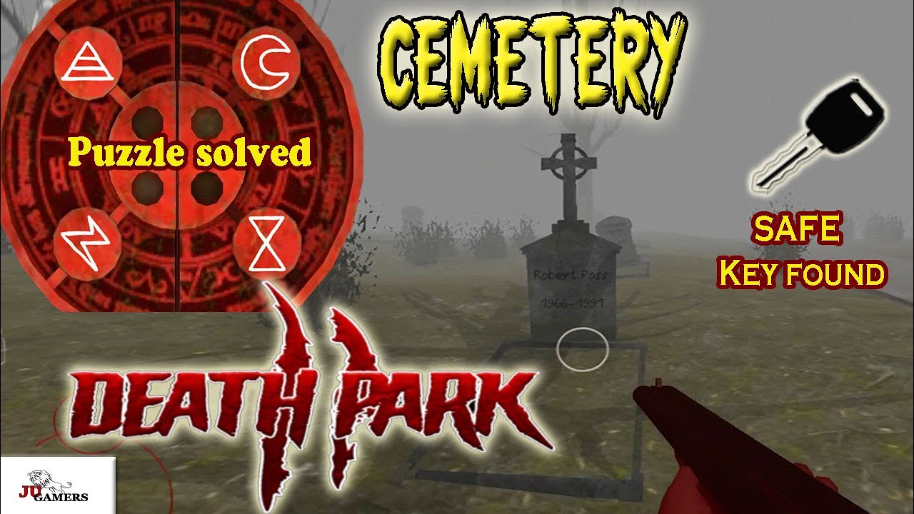 Found Head Doctor's Safe Key🔑  in Graveyard (Cemetery Hard Puzzle Solved) Death Park 2 | JU Gamers